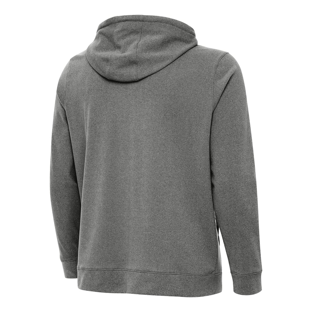  Christopher Bell Antigua Effortless Full-Zip Hoodie - Heather Black
